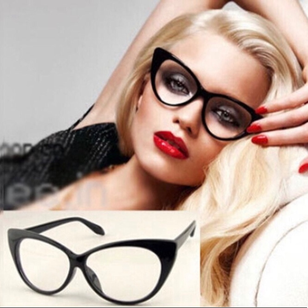 Sexy Black Cat Style Eyeglasses